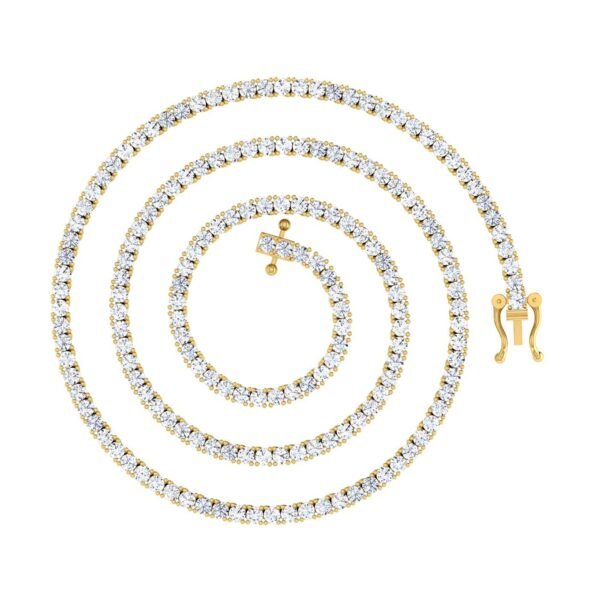 Home 17 Lab grown diamond tennis necklace