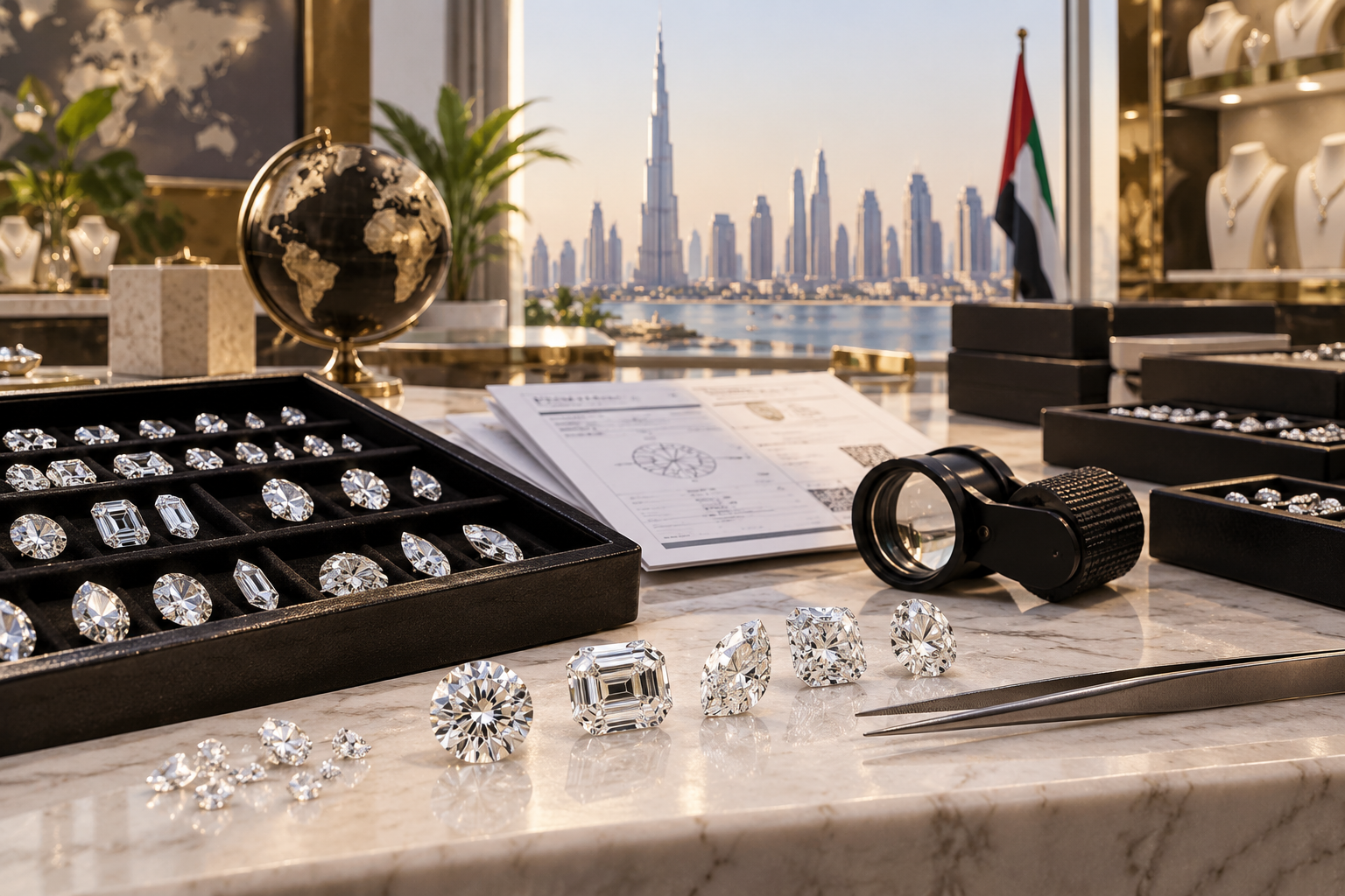 lab grown diamond supplier UAE