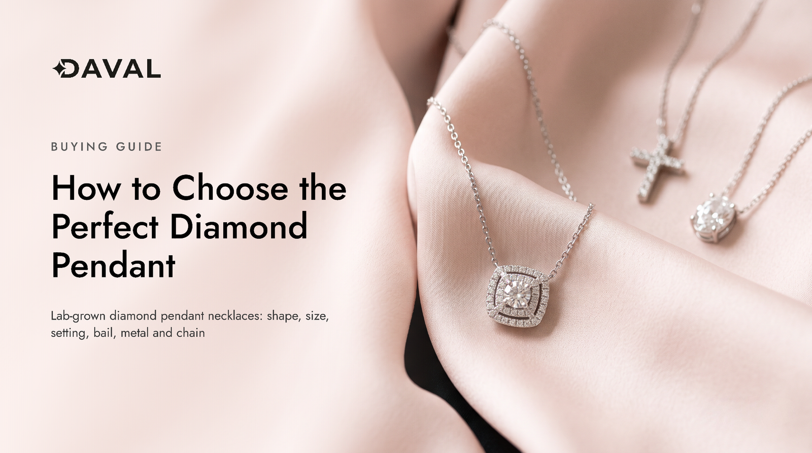lab grown diamond pendant necklace